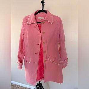 Vintage Tommy Hilfiger Gingham Pink Women's Jacket - Size M